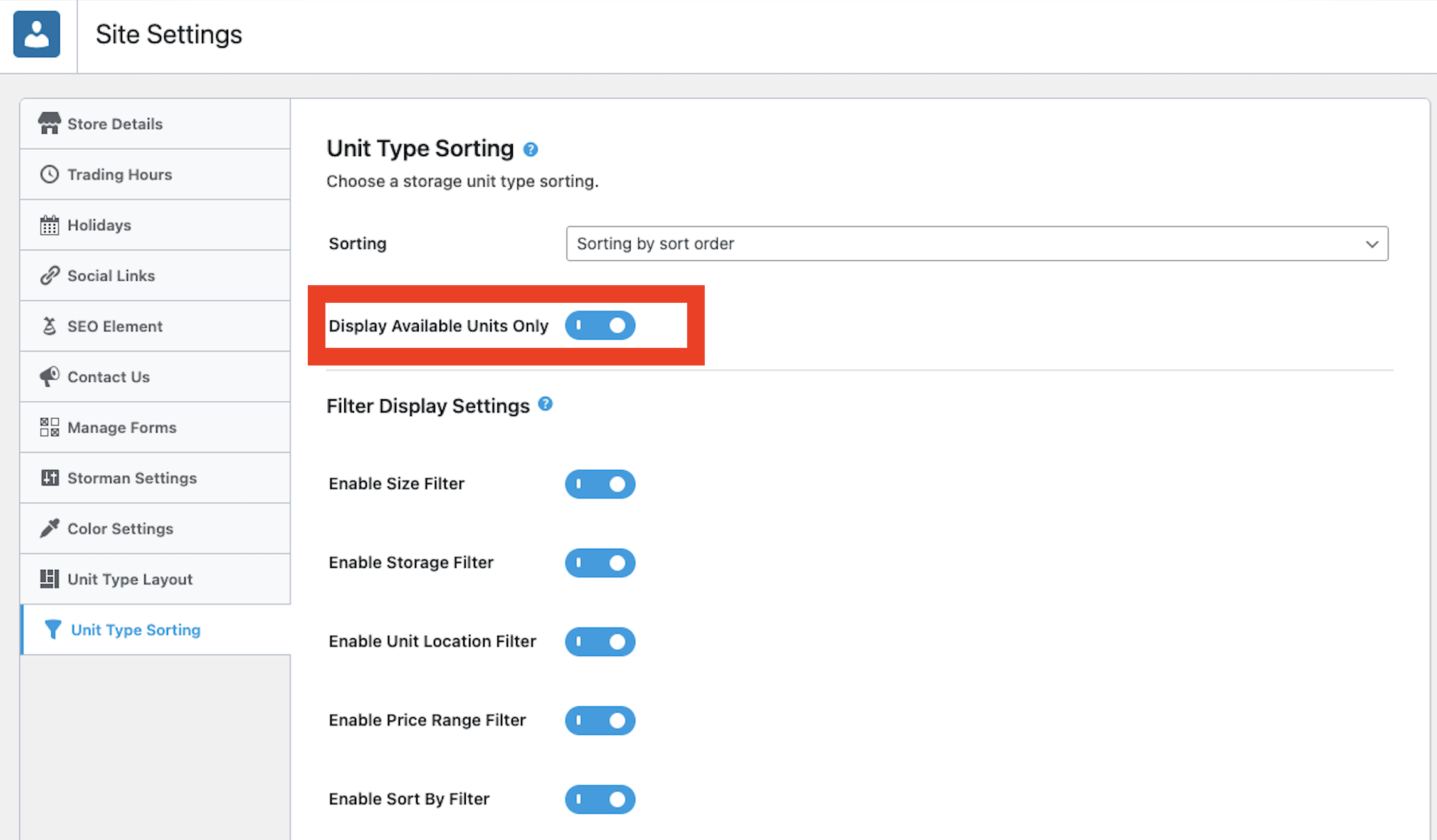  Available Units Only